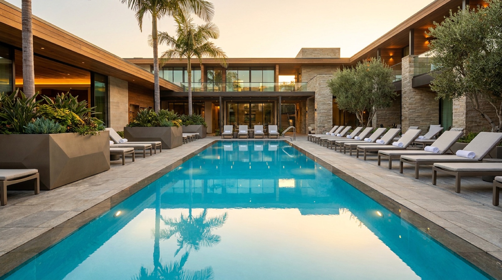 Commercial pool serviced by ASA